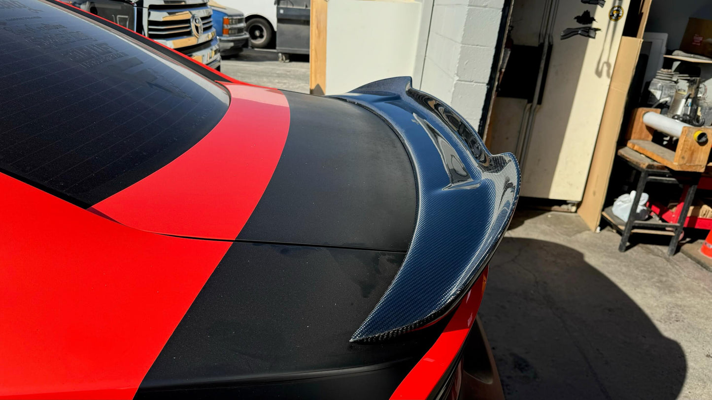Carbon fiber spoiler