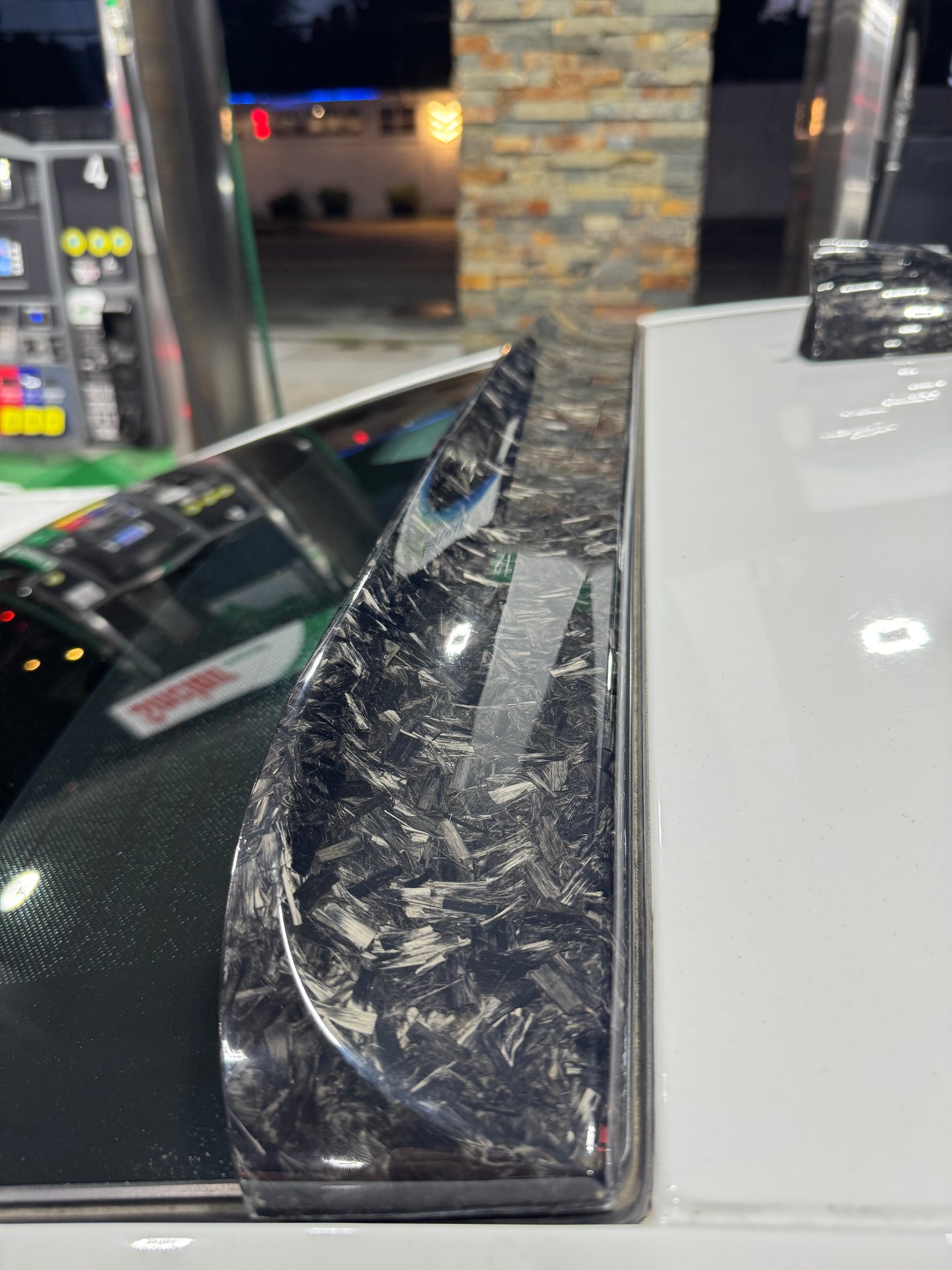 CARBON FIBER REAR WINDOW SPOILER - 2021-2023 DODGE CHARGER