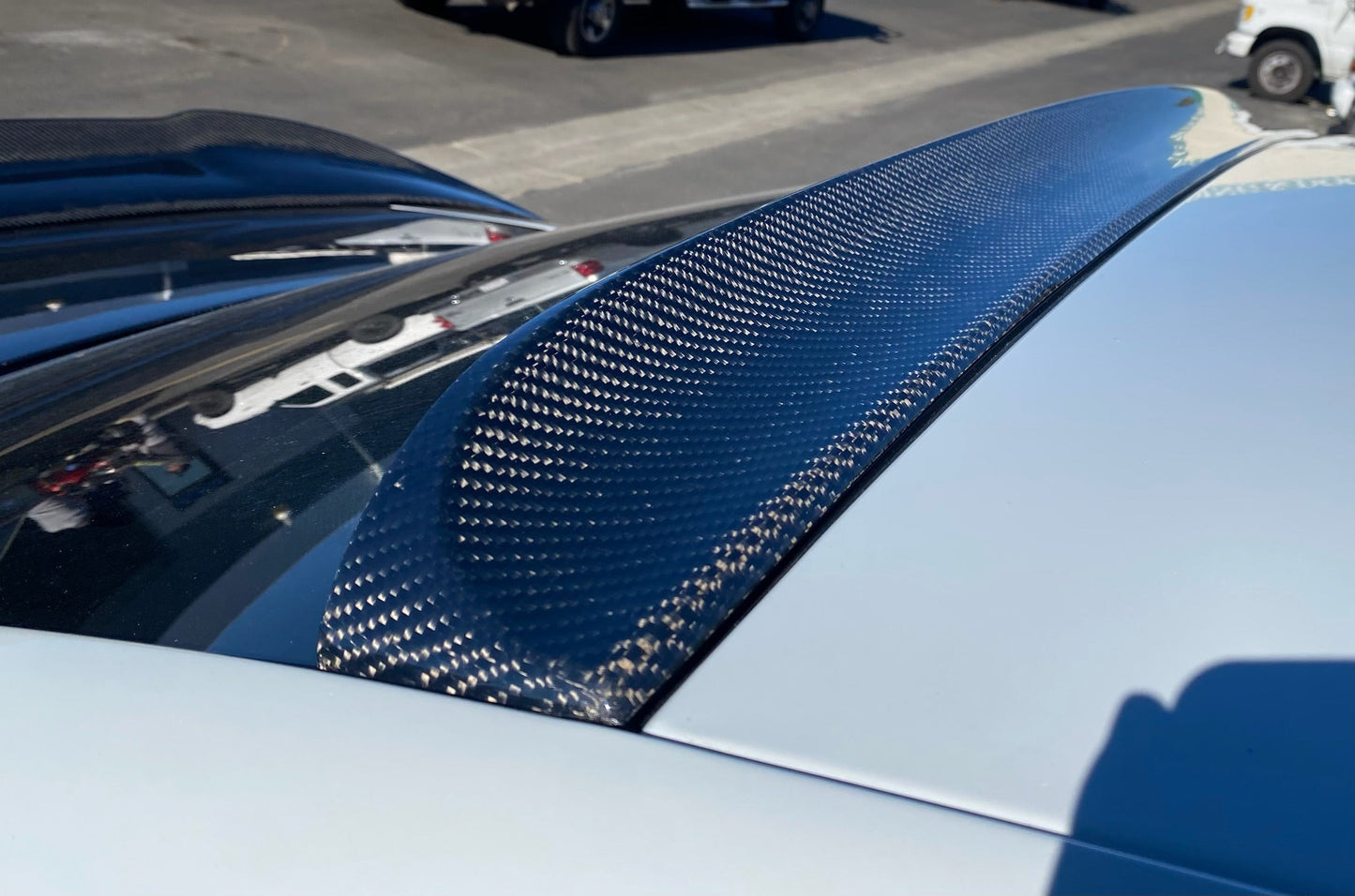 CARBON FIBER REAR WINDOW SPOILER - 2021-2023 DODGE CHARGER
