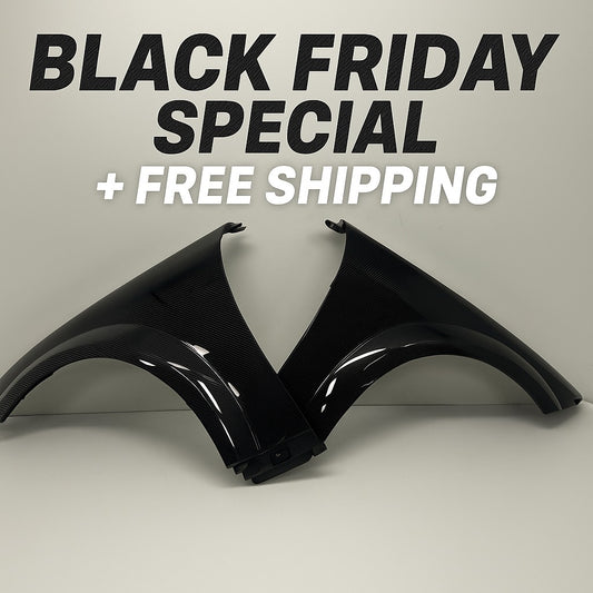 WIDE BODY CARBON FIBER FENDERS FOR DODGE CHARGER