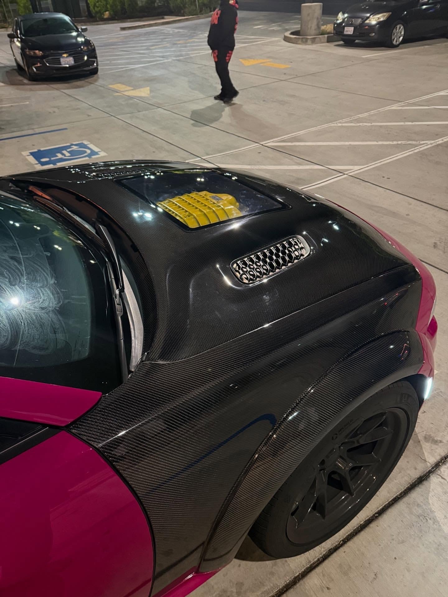 widebody fender + jailbreak style hood with cut out window